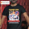 Thank You Brian Snitker Forever A Atlanta Braves Thank You For The Memories T Shirt