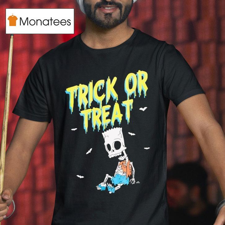 The Simpsons Trick Or Treat Skeleton Halloween T Shirt The Simpsons Trick Or Treat Skeleton Halloween T Shirt