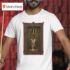The Swordswoman Medieval Warrior Lady Holding Sword In Enchanted Fores T Shirt