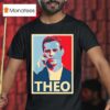 Theo Epstein In Action Signed T Shirt