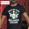 This Is My Scary Halloween Costume Bowling T Shirt