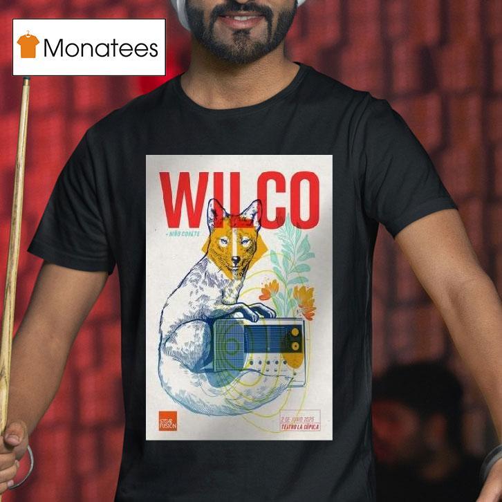 Wilco June Santiago Chile At Teatro La Cpula T Shirt Wilco June Santiago Chile At Teatro La Cpula T Shirt