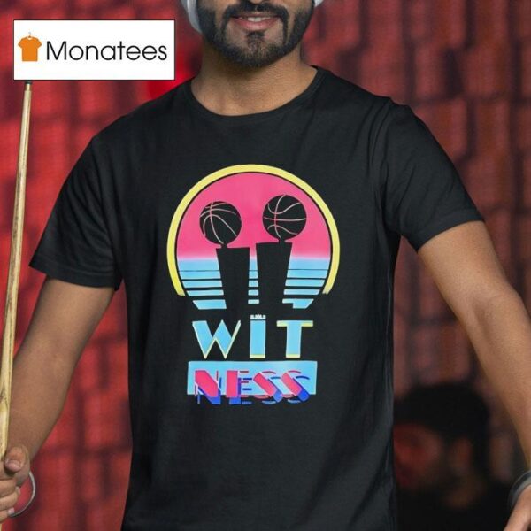 Wit Ness Basketball Cup Vintage T Shirt