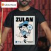 Zulan October The Regency Ballroom San Francisco Ca T Shirt