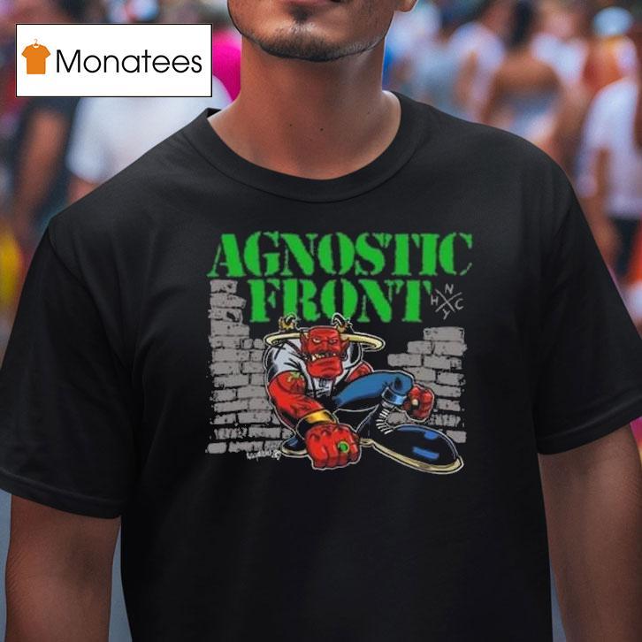Agnostic Front Lambrou Beas T Shirt Agnostic Front Lambrou Beas T Shirt