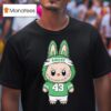 American Football Labubu Mascot Philadelphia Eagles T Shirt
