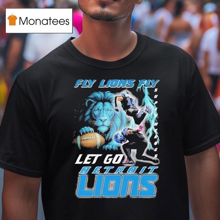 Amon Ra St Brown And Jahmyr Gibbs Fly Lions Fly Super Heroes Let Go Detroit Lions T Shirt Amon Ra St Brown And Jahmyr Gibbs Fly Lions Fly Super Heroes Let Go Detroit Lions T Shirt