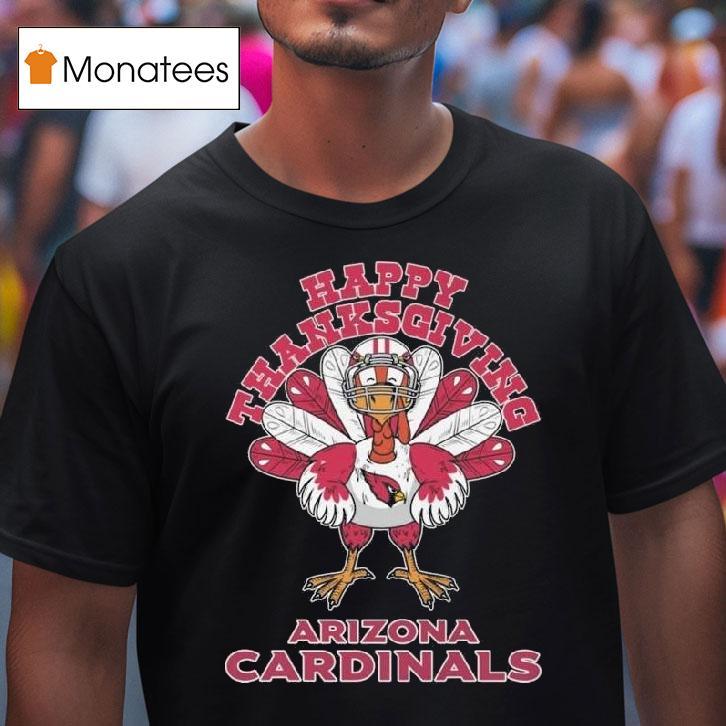 Arizona Cardinals Football Happy Thanksgiving T Shirt Arizona Cardinals Football Happy Thanksgiving T Shirt