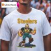 Battle Mascots Pittsburgh Slers Beat New England Patriots T Shirt