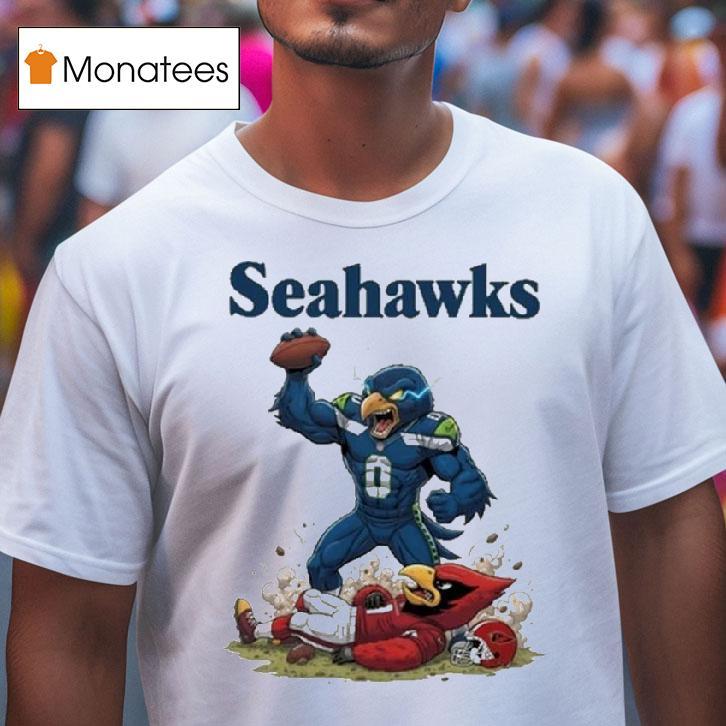 Battle Mascots Seattle Seahawks Beat Arizona Cardinals T Shirt Battle Mascots Seattle Seahawks Beat Arizona Cardinals T Shirt