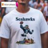Battle Mascots Seattle Seahawks Beat San Francisco Ers T Shirt