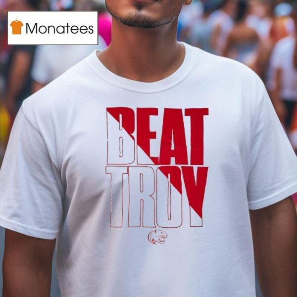 Beat Troy South Alabama Jaguars Logo T Shirt