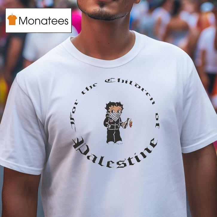 Betty Boop For The Children Of Palestine T Shirt Betty Boop For The Children Of Palestine T Shirt