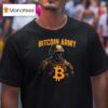 Bitcoin Army Logo T Shirt