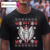 Blackcraft Cult Spooky Mothman Holiday Ugly Christmas T Shirt