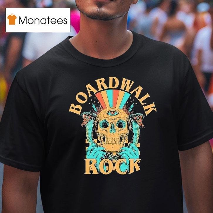 Boardwalk Rock Festival May Ocean City Md Skull Snake Eye T Shirt Boardwalk Rock Festival May Ocean City Md Skull Snake Eye T Shirt