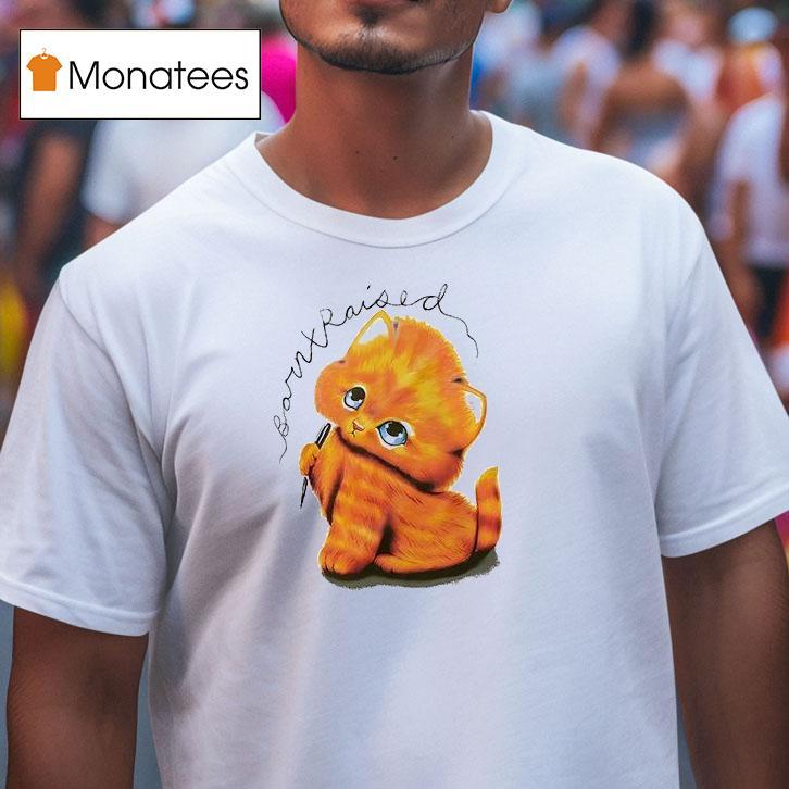 Born X Raised Kitty Vintage T Shirt Born X Raised Kitty Vintage T Shirt