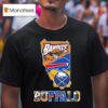 Buffalo Bandits Buffalo Bills And Buffalo Sabres Logo Maps T Shirt