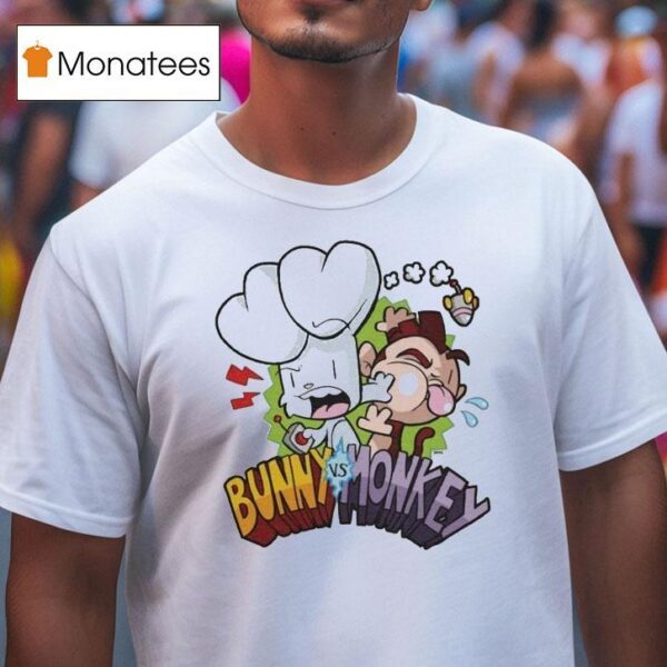 Bunny Vs Monkey Logo T Shirt