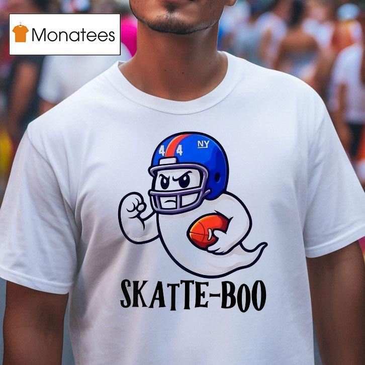 Cam Skattebo Skatte Boo Ghost New York Giants Halloween T Shirt Cam Skattebo Skatte Boo Ghost New York Giants Halloween T Shirt