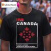 Canada Fifa World Cup Host Graphic T Shirt