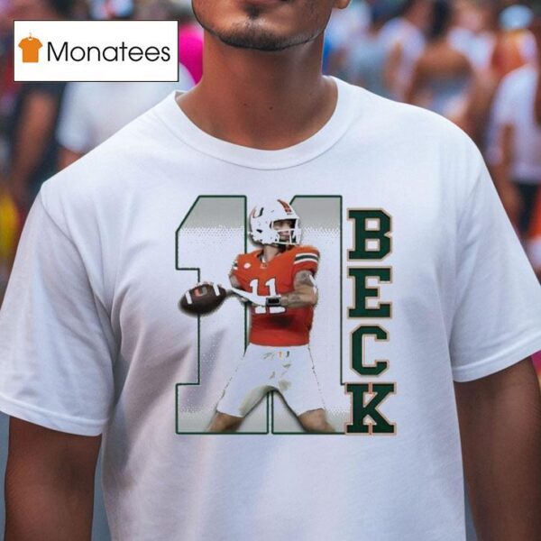 Carson Beck Miami Hurricanes Players T Shirt