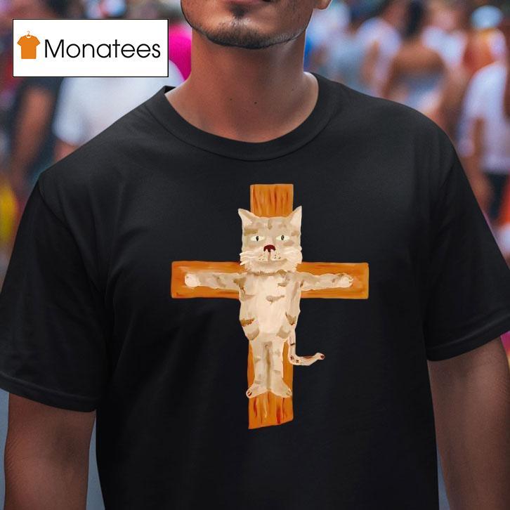 Cat Crucified T Shirt Cat Crucified T Shirt