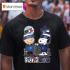 Charlie Brown And Snoopy X Toronto Blue Jays Mlb Skyline T Shirt