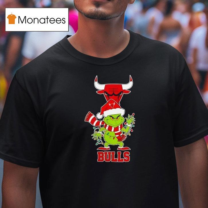 Chicago Bulls X Grinch Santa Nba Christmas T Shirt Chicago Bulls X Grinch Santa Nba Christmas T Shirt