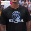 Cincinnati Hell Is Real Kombat Ice Blue T Shirt