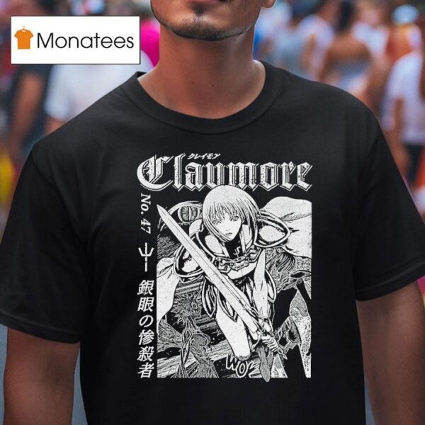Claymore Waifu Manga T Shirt