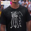 Cursive Bones T Shirt
