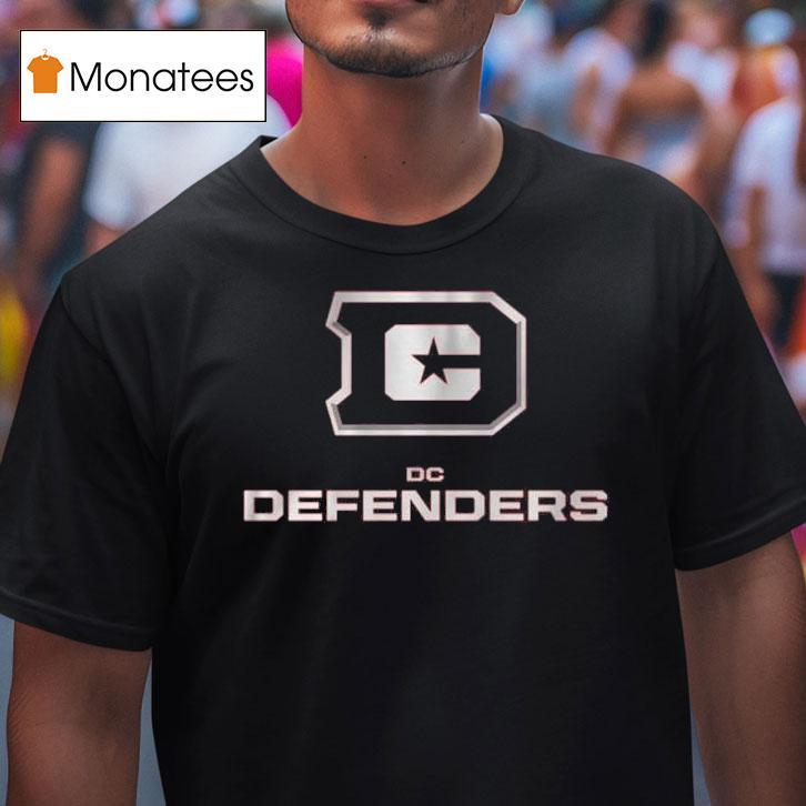 Dc Defenders Lockup Logo T Shirt Dc Defenders Lockup Logo T Shirt