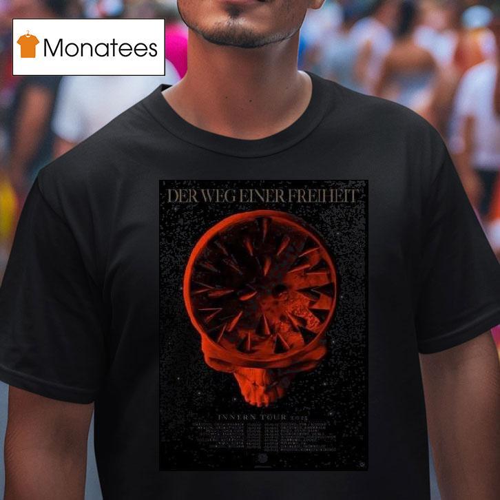 Der Weg Einer Freiheit Innern Tour T Shirt Der Weg Einer Freiheit Innern Tour T Shirt