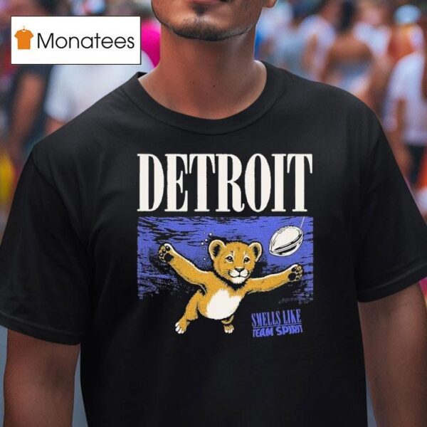 Detroit Tigers Smells Like Team Spiri T Shirt