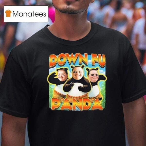 Down Kung Fu Panda T Shirt