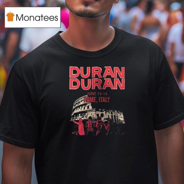 Duran Duran Rome Italy Photo Vintage T Shirt