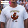F Caw F Grumpy Rooster Middle Finger Funny T Shirt