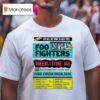 Foo Fighters Queens And The Stone Age Take Cover Tour Dates T Shirt