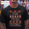 Food Family Football Cross Stitch T Shirt
