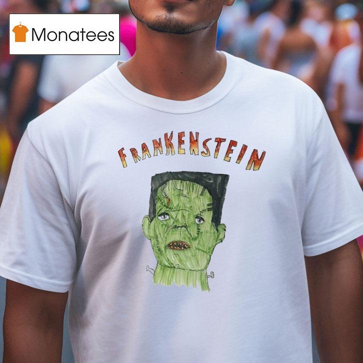 Frankenstein Drawing Horror T Shirt Frankenstein Drawing Horror T Shirt