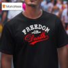 Freedom Or Death Text Design T Shirt