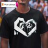 Ghostface Scream Hand Heart Halloween T Shirt