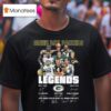 Green Bay Packers Legends Players Signatures T Shirt