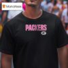 Green Bay Packers S X Breast Cancer Awareness Month Sunflower T Shirt