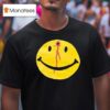 Gun Shot Smiley Face T Shirt