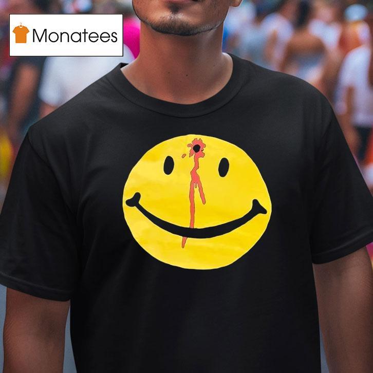 Gun Shot Smiley Face T Shirt Gun Shot Smiley Face T Shirt