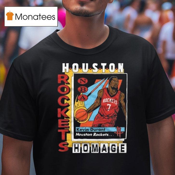 Houston Rockets Trading Card Kevin Duran T Shirt Houston Rockets Trading Card Kevin Duran T Shirt