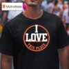 I Love This Place Athlete Logo T Shirt