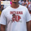 Indiana Hoosiers Bison And Helme T Shirt